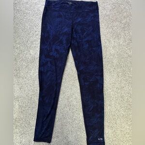 Champion Blue and Black Patterned Leggings